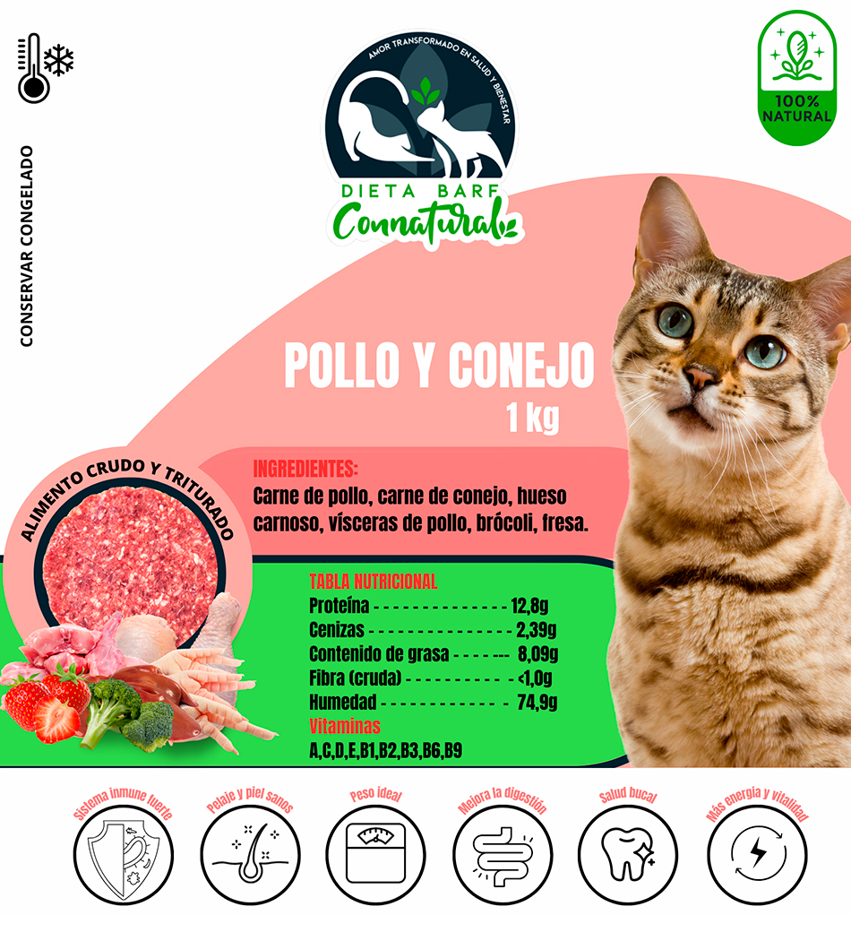 Dieta conejo para Gatos